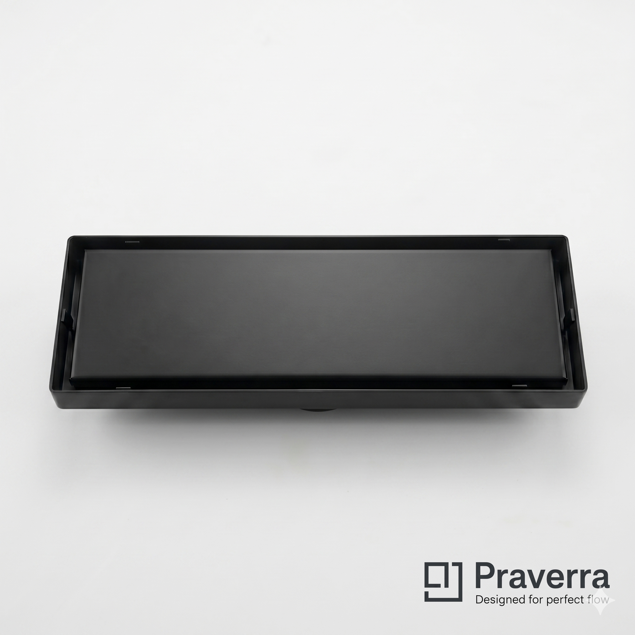 Praverra Tile Drainer Black